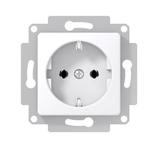 PODOMETNA VTIČNICA MIKRO VARNOSTNA BELA, VIJAČNA, BOK