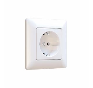 PODOMETNA VTIČNICA MIKRO VARNOSTNA Z ZAŠČITO BELA, VIJAČNA PODOMETNA VTIČNICA MIKRO VARNOSTNA Z ZAŠČITO BELA, VIJAČNA