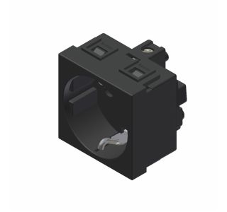 PODOMETNA VTIČNICA MODYS VARNOSTNA Z ZAŠČI IN POKR ANTRACIT, VIJAČNA, 2M,BOK