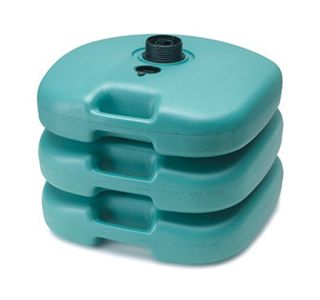 PODSTAVEK ZA SENČNIK PLASTIME 19 L, MODER, ZELEN