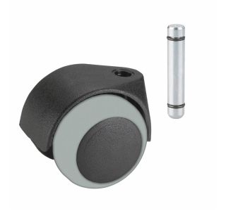 POHIŠTVENO KOLO DÖRNER + HELMER 40MM ČEP M8X31 DVOJNO, MEHKA TLA PARKET