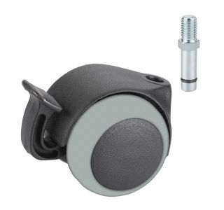 POHIŠTVENO KOLO DÖRNER + HELMER 50MM VIJAK M8X15 DVOJNO, MEHKA TLA PARKET