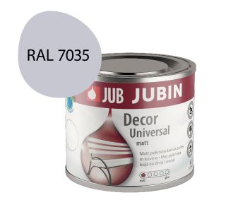 POKRIV.PREM.ZA KOV.,LES JUB JUBIN DECOR UNIVERSAL MAT RAL 7035 SIV 0.2 L