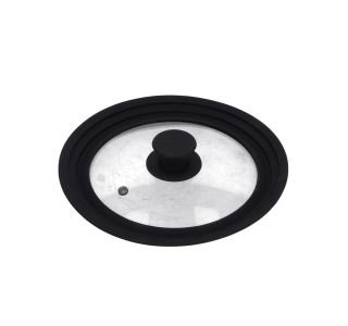 POKROVKA 20+22+24 CM STEKLENA Z ROBOM SILIKON