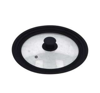 POKROVKA 24+26+28 CM STEKLENA Z ROBOM SILIKON
