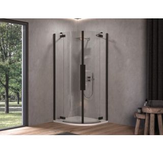 POLKROŽNA KAB. ZA PRHANJE KOLPA SAN R 100 B/1 POLARIS ČRNI PROF. PROZ. STEK.