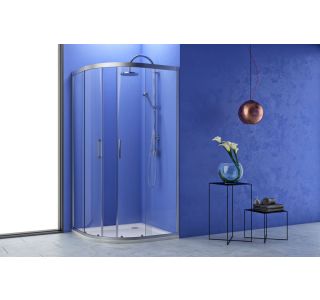 POLKROŽNA KAB. ZA PRHANJE KOLPA SAN TKP 90/K PULSAR SILVER BRILL PR. PROZ. STEK.