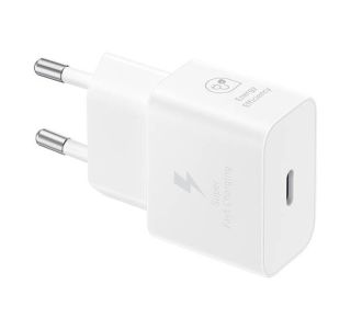 POLNILNIK ZA GSM SAMSUNG ADAPTER TYPE-C HITRI 25W WHITE POLNILNIK ZA GSM SAMSUNG ADAPTER TYPE-C HITRI 25W WHITE
