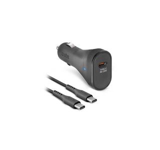POLNILNIK ZA GSM SBS SET AVTOPOLNILEC 1XTYPE-C 25W+KABEL TYPE-C
