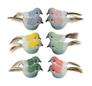 POMLADNA DEKORACIJA DECORIS PTICA,VEČ BARV, 2/1