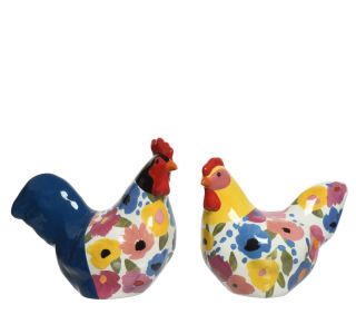 POMLADNA FIGURA DECORIS KOKOŠ ALI PETELIN KERAMIKA, SORT.