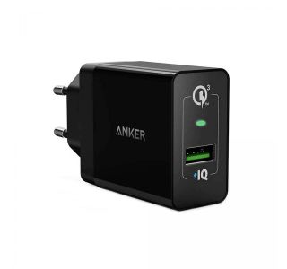 POLNILNIK ZA GSM ANKER POWERPORT+1 QC 3.0 ČRN