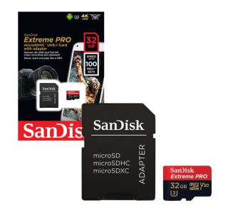 POMNILNIŠKA KARTICA SANDISK 32GB EXTR PRO MICRO SDHC A1 U3 POMNILNIŠKA KARTICA SANDISK 32GB EXTR PRO MICRO SDHC A1 U3