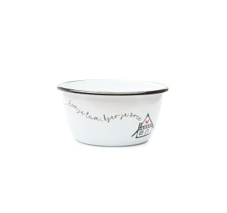 POSODA ZA PRIPRAVO HRANE CUCKOO CUPS EMAJLIRANA SKLEDA 12 CM 0.70 L SRČEN DOM