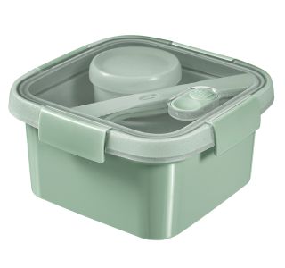 POSODA ZA SHRANJEVANJE CURVER 1.1 L SMART ECO TO GO SET 6/1, ZELENA