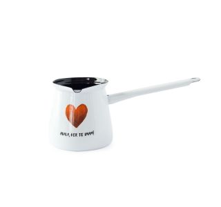 POSODA ZA TOPLE NAPITKE CUCKOO CUPS EMAJLIRANA DŽEZVA 11 CM, 0.70 L HVALA KER TE IMAM