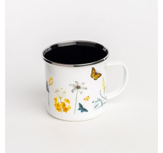 POSODA ZA TOPLE NAPITKE ENAMELIE LONČEK 9 CM - 0.5 L IRIS