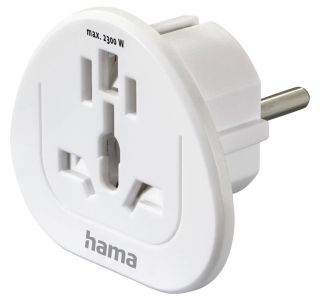 POTOVALNI ADAPTER TIPA E IN F, 3-POLNI, UNIVERZALNI, SVET-EVROPA, BEL POTOVALNI ADAPTER TIPA E IN F, 3-POLNI, UNIVERZALNI, SVET-EVROPA, BEL