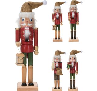 PRAZNIČNA FIGURA EH LESEN HRESTAČ 38 CM, SORT