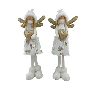 PRAZNIČNA FIGURA GLOSSTYLE ANGEL BEL 18X9X40CM PRAZNIČNA FIGURA GLOSSTYLE ANGEL BEL 18X9X40CM