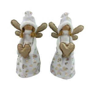 PRAZNIČNA FIGURA GLOSSTYLE ANGEL BEL 23X13X36CM PRAZNIČNA FIGURA GLOSSTYLE ANGEL BEL 23X13X36CM