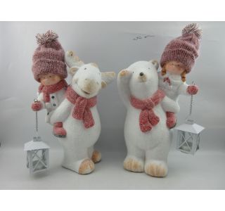 PRAZNIČNA FIGURA GLOSSTYLE OTROK 25X18X42CM PRAZNIČNA FIGURA GLOSSTYLE OTROK 25X18X42CM