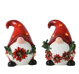 PRAZNIČNA FIGURA LUMINEO ŠKRAT Z LED LUČKO, RDEČ 18.80 CM, SORTIRANO PRAZNIČNA FIGURA LUMINEO ŠKRAT Z LED LUČKO, RDEČ 18.80 CM, SORTIRANO