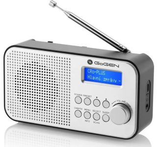 PRENOSNI RADIO GOGEN DAB+ 300BT SREBRN