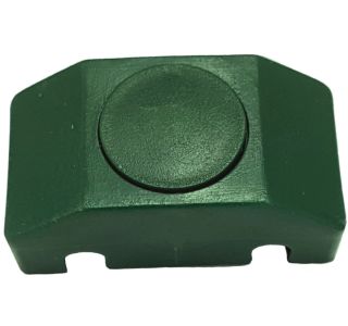 PRIBOR ZA OGRAJO SPOJKA M ZA STEBER 50X50 Z VIJAKOM PVC ZELENA 4/1