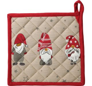 PRIJEMALKA EH ZA VROČO POSODO BOŽIČNI MOTIV 20X20CM