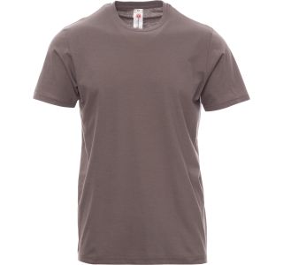PRINT, KOVINSKO SIVA, 2XL T-SHIRT