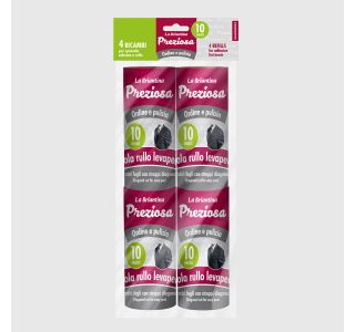 PRIPOMOČEK, TEKSTIL LA BRIANTINA 4-DELNI KOMPLET NADOM. VALJEV ZA ČIŠČENJE (10M)