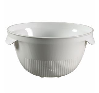 PRIPOMOČEK ZA ODCEJANJE CURVER CEDILO Z DVEMA ROČAJEMA 26X13.2X23 CM BELO