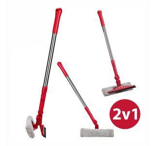 PRIPOMOČKI ZA OKNA DIRT DEVIL 2V1 KRPA/BRISALEC ZA STEKLO PRIPOMOČKI ZA OKNA DIRT DEVIL 2V1 KRPA/BRISALEC ZA STEKLO