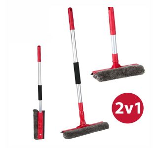 PRIPOMOČKI ZA OKNA DIRT DEVIL 2V1 KRPA/BRISALEC ZA STEKLO 68-116CM PRIPOMOČKI ZA OKNA DIRT DEVIL 2V1 KRPA/BRISALEC ZA STEKLO 68-116CM