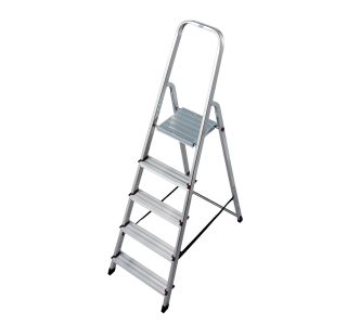 PROSTOSTOJEČA LESTEV KRAUSE CORDA 5 STOPNIČNA 1.6M - DELOVNA VIŠINA 3M