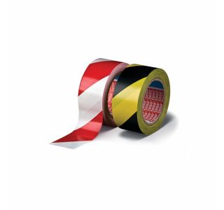 OZNAČEVALNO - OPOZORILNI TRAK TESA RDEČE - BEL 33M X 50MM