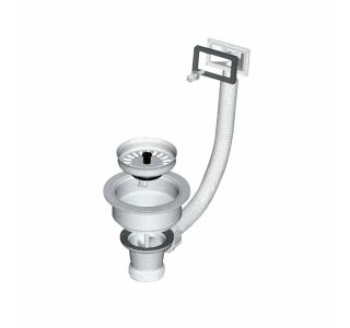 PVC SIFON ZA KORITO LIV GORNJI DEL FI 115 OGLATI GIBLJIVI PRELIV