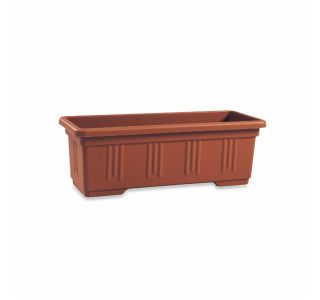 PE ZUNANJE KORITO RIALTO 50 CM TERACOTTA