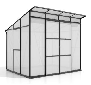 RASTLINJAK, STEKLO/POLIK. VITAVIA PLAYA 7600 ESG/VP ČRNA 2.5X2.5M