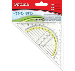 RAVNILO, ŠABLONA OPTIMA GEOTRIKOTNIK RAVNILO, ŠABLONA OPTIMA GEOTRIKOTNIK