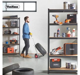 REGAL VONHAUS 180X90X40 CM 5P/175KG MDF - ANTRACIT