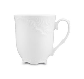 SKODELICA / LONČEK CZMIELOW 300 ML ROCOCO BELI