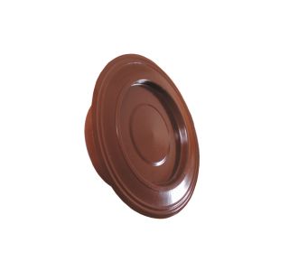 ROZETA ZA DIMNIK FI 120 MM RJAVA, EMAJL