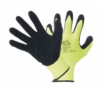 ZAŠČITNE ROKAVICE IDEAL-T VANILA ŠT. 9 ČRNI LATEKS