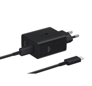 SAMSUNG DUAL USB-C HIŠNI POLNILEC 220V EP-T5020BE QC 50W + KABEL EP-DX510 TYPE C - ČRN (EU BLISTER) SAMSUNG DUAL USB-C HIŠNI POLNILEC 220V EP-T5020BE QC 50W + KABEL EP-DX510 TYPE C - ČRN (EU BLISTER)