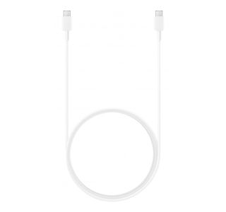 SAMSUNG PODATKOVNI KABEL EP-DX310JWE SUPER FAST CHARGE TYPE C NA TYPE C 60W 3A 1,8M - BEL (BLISTER)