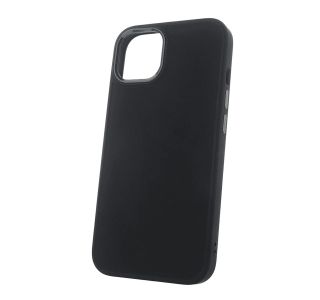 SATIN SILIKONSKI OVITEK ZA IPHONE 16 PLUS - ČRN