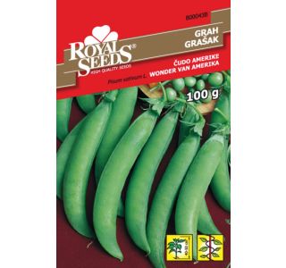 SEME STROČNIC ROYAL SEEDS GRAH ČUDO AMERIKE 100G