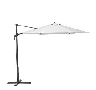 SENČNIK NATERIAL STRANSKI AVEA D290 BEL ALU, JEKLO, 200G, 6 KOTNI